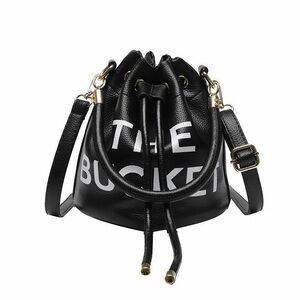 Black Bucket Bag